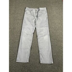 Prana Bridger Jeans Mens 32x30 (Fits 32x29) Gray Slim Fit Stretch Outdoors